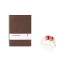 Solid colour thickened college notebook in green, dark blue and orange red options