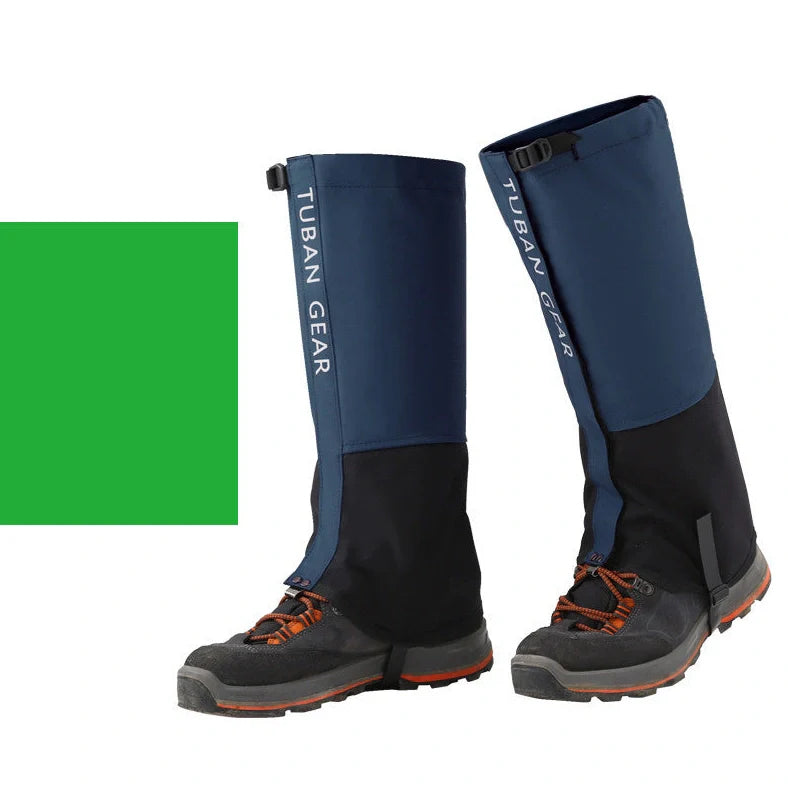 Snow Cover outdoor desert sand shoes in black, blue, and orange colours with reinforced toe caps and ankle support