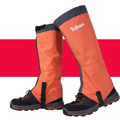 Snow Cover outdoor desert sand shoes in black, blue, and orange colours with reinforced toe caps and ankle support