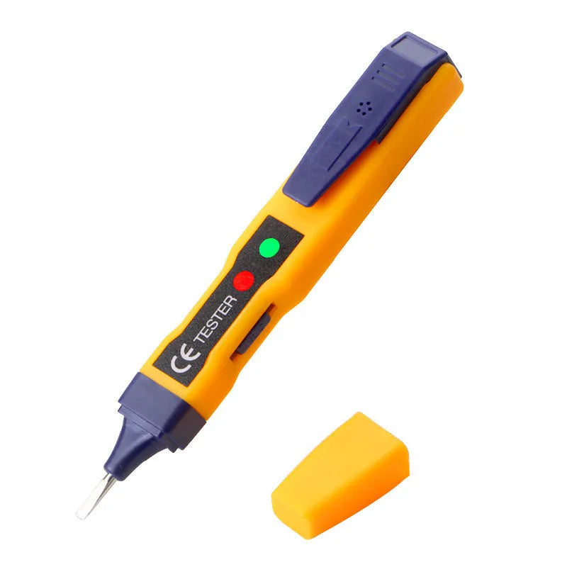 Yellow ABS multifunctional electromagnetic induction tester 144mm with three-speed adjustment for AC voltage detection