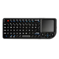 Mini Wireless Bluetooth Laser Touch Keyboard Flying Squirrel black with 7-colour backlit keys, 155x59x13mm