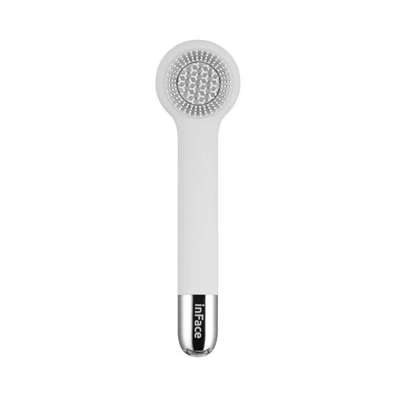 Inface electric shower brush with four rotating brush heads for back exfoliation