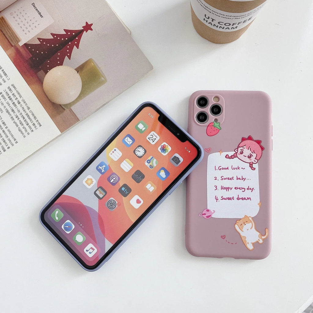 Cartoon dinosaur design silicone TPU soft shell mobile phone case for Apple iPhone devices