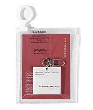 Little Happiness Acrylic Key Chain with Aesthetic INS Landscape Cloud Design