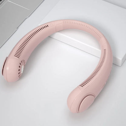 Leafless Hanging Neck Fan in various colours with USB charging