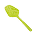 Large blue nylon kitchen strainer scoop colander for draining food from pans