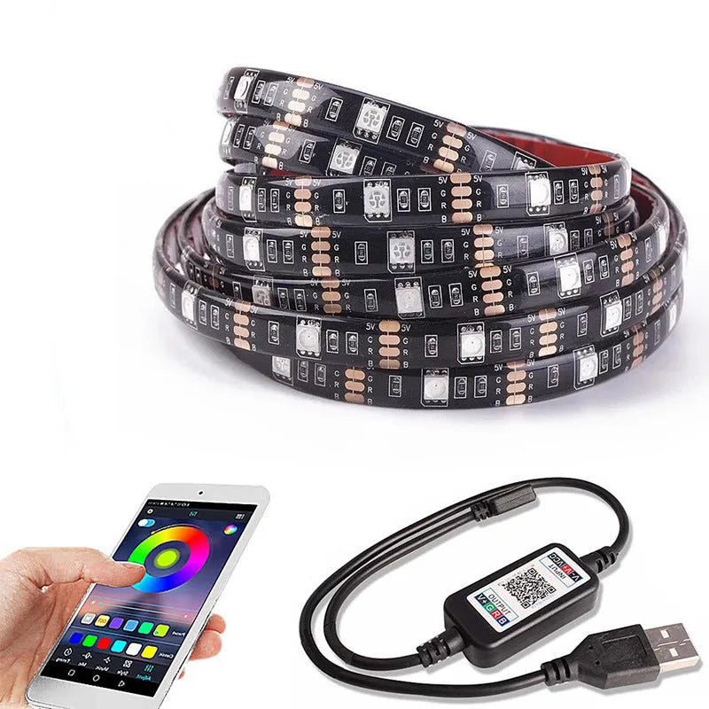 Bluetooth light with infrared remote control TV background light LED strip dimmable