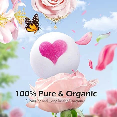 14-piece explosive salt ball bath bomb gift box with varied fragrances for relaxing baths