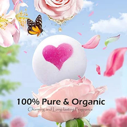 14-piece explosive salt ball bath bomb gift box with varied fragrances for relaxing baths