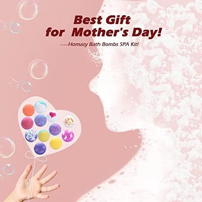 14-piece explosive salt ball bath bomb gift box with varied fragrances for relaxing baths