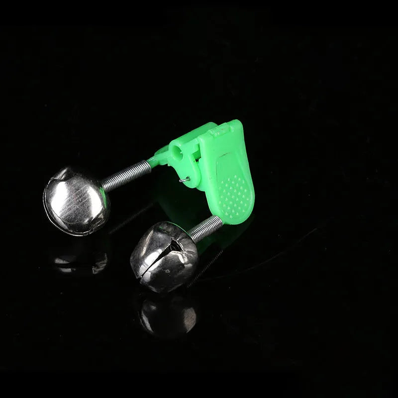 Fishing bell attachment for sea rods with anti-swing design and multi-function jack