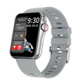 D06 colour screen Bluetooth smart watch with black liquid silicone strap on wrist.