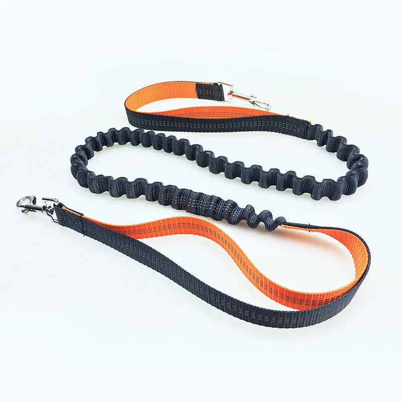 Pet supplies dog running pull leash polyester 190x2.5cm adjustable belt blue green orange pink airplane box