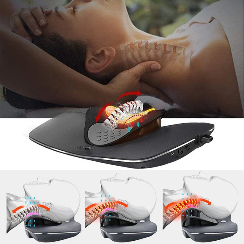 Air Soft Brace adjustable neck massager for headache and pain relief