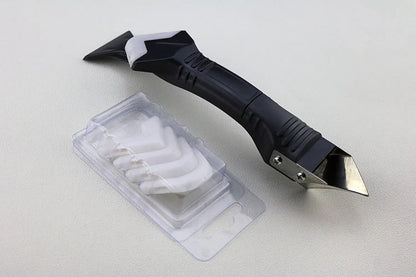 3 in 1 Silicone Removal and Caulking Tool Kit with various tools for sealant application and removal