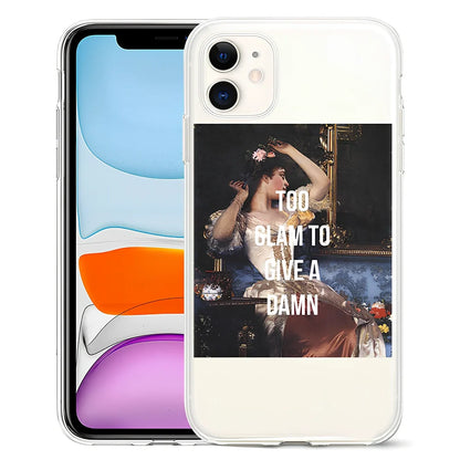 Van Gogh inspired painted TPU phone case for iPhone 12, featuring starry sky art design in solid colours, 15cm length with 1.5mm thickness