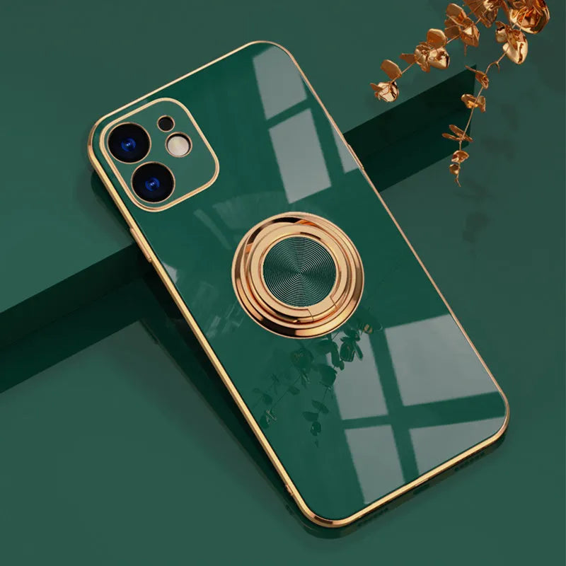 Electroplated magnetic iPhone case in solid colour for iPhone X XS XS Max models