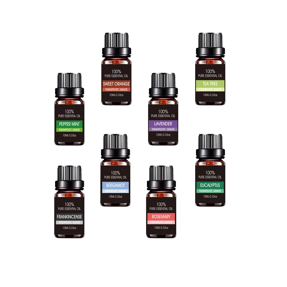 Organic Essential Oils Set - 20 different therapeutic-grade oils for aromatherapy