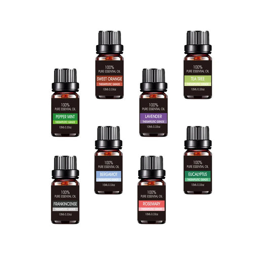 Organic Essential Oils Set - 20 different therapeutic-grade oils for aromatherapy