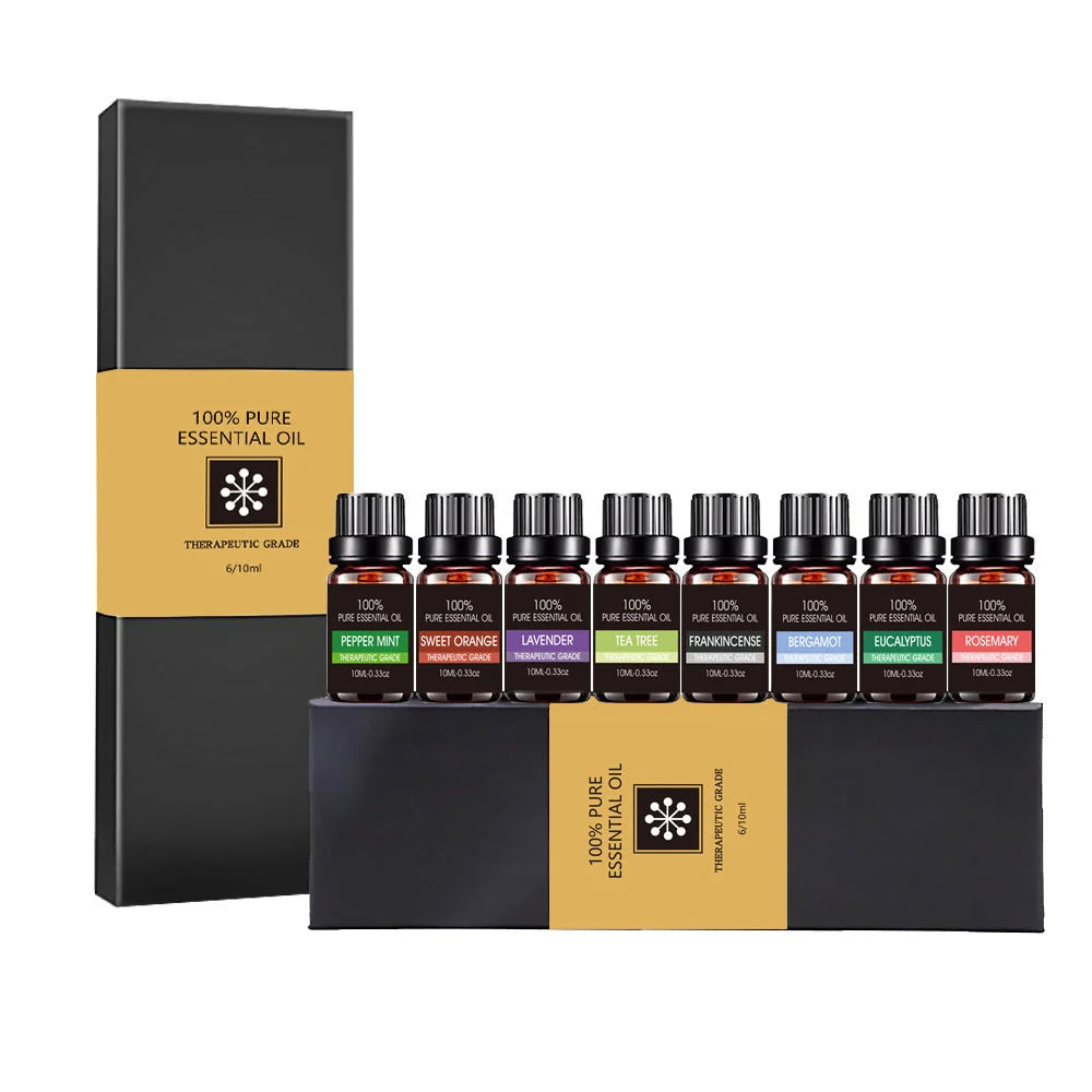 Organic Essential Oils Set - 20 different therapeutic-grade oils for aromatherapy