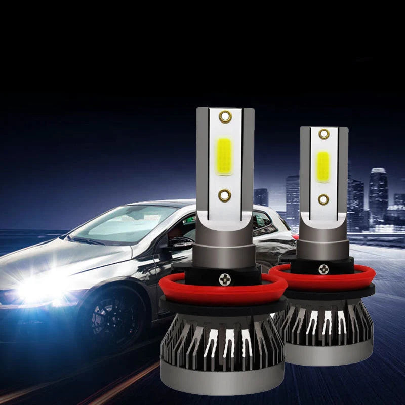 GM compatible LED car headlights with 3600LM luminous flux and aviation aluminum construction
