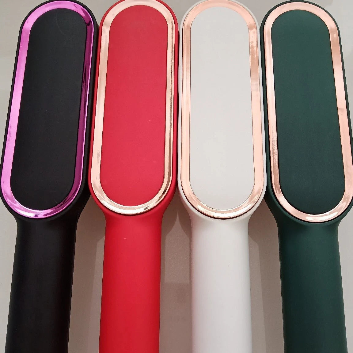 Dual-function hair styling tool with large barrel and ergonomic lever for curls and straight styles