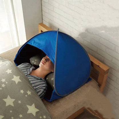 Mini portable beach shade awning with ventilation windows for sun protection