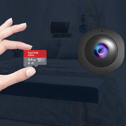 1080p HD Mini Camera with Wireless Mobile App and Night Vision Capabilities