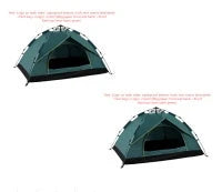 Automatic spring camping tent with quick setup and rainproof design