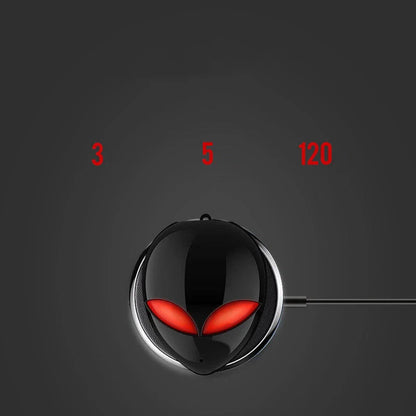 Creative Outer T8 Starman Bluetooth Headset in white and black colors with wireless charging case