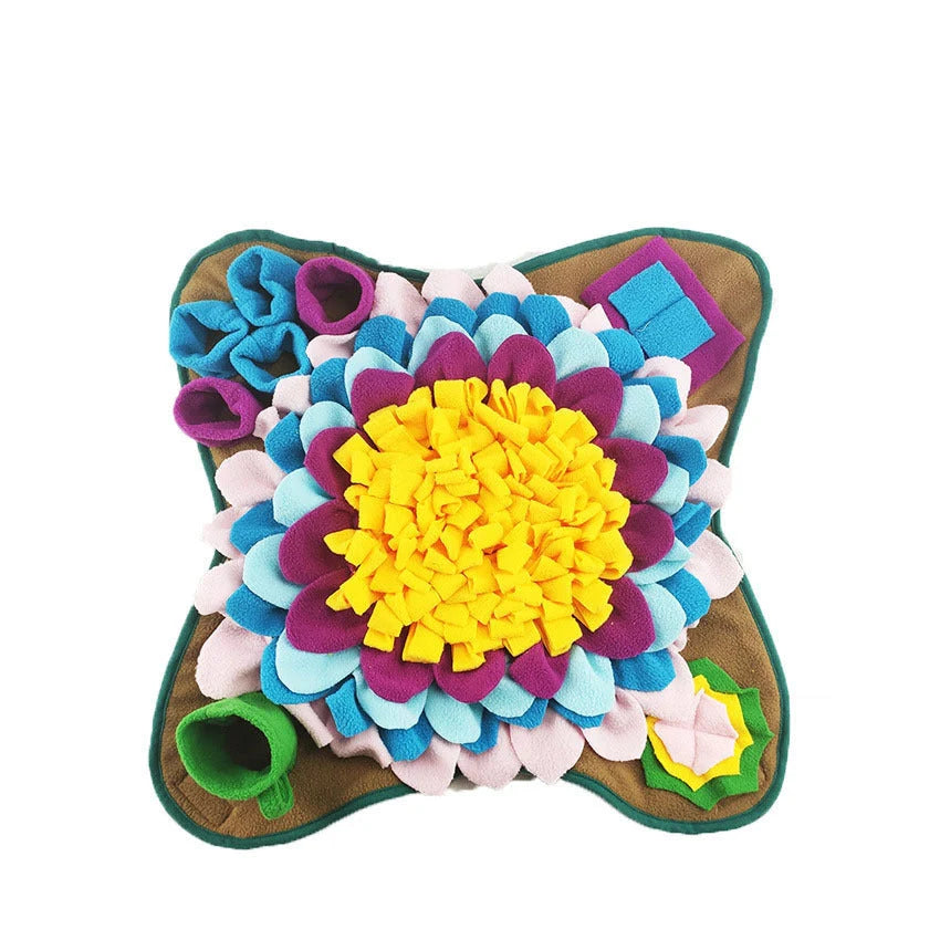 Environmental Training Blanket Mat for pets, featuring plush material and non-slip bottom