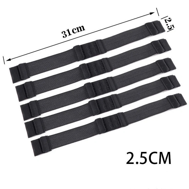 Adjustable elastic band wig with 31cm straight hair and bangs on mesh cap