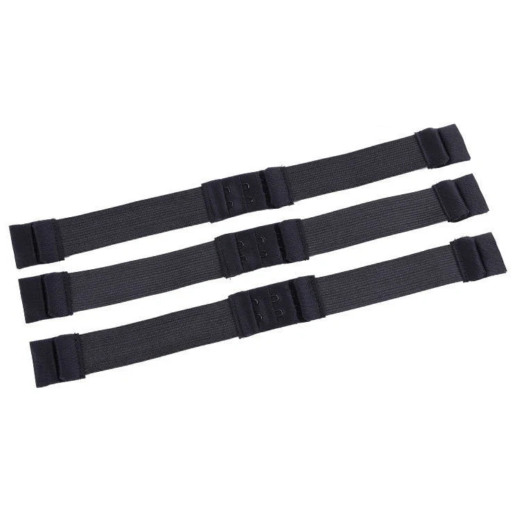 Adjustable elastic band wig mesh cap with 31cm long straight hair featuring bangs, providing secure fit with multiple size options for natural-looking hair styling and comfortable all-day wear