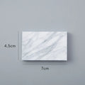 Lingyi cartoon note paper in cement grey, marble, and texture red colours, big and small tearable sticky pads