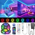 Mini 24-key Bluetooth RGB LED controller with DC header for 5050 strips