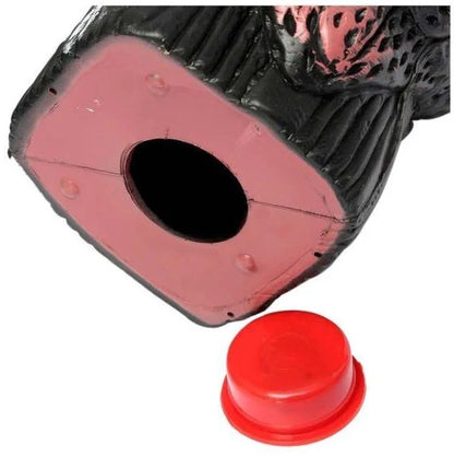 Realistic 360-degree rotation owl decoy for garden pest control and decoration