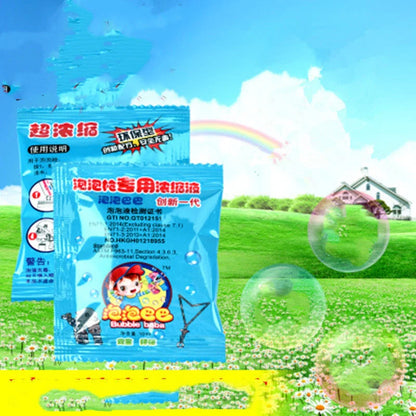 Gatling Bubble Gun Machine for kids with automatic electric bubble blowing and music light functions