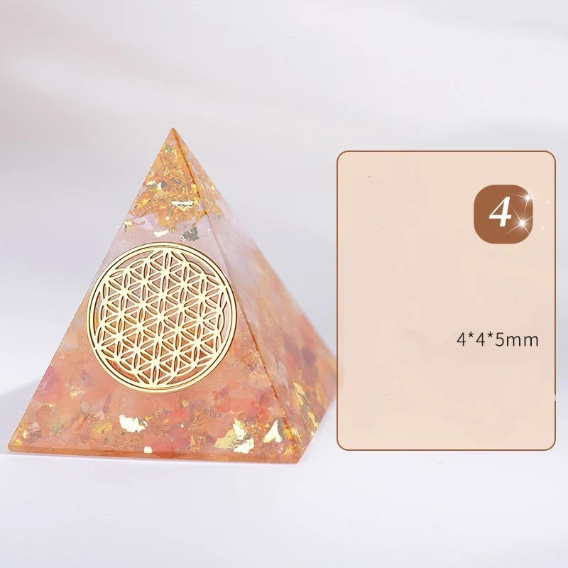 Orgone Pyramid for EMF protection and energy conversion, 4*4*5cm