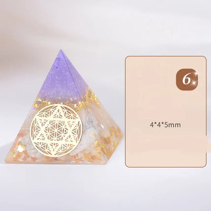 Orgone Pyramid for EMF protection and energy conversion, 4*4*5cm