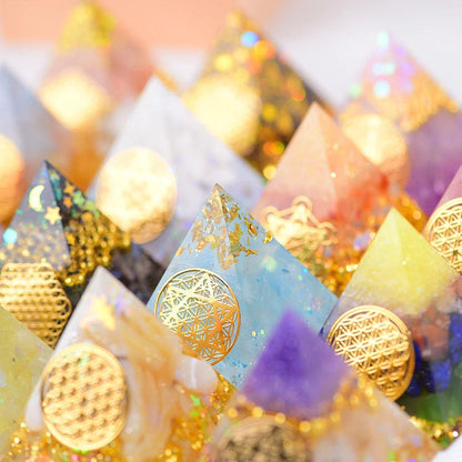 Orgone Pyramid for EMF protection and energy conversion, 4*4*5cm