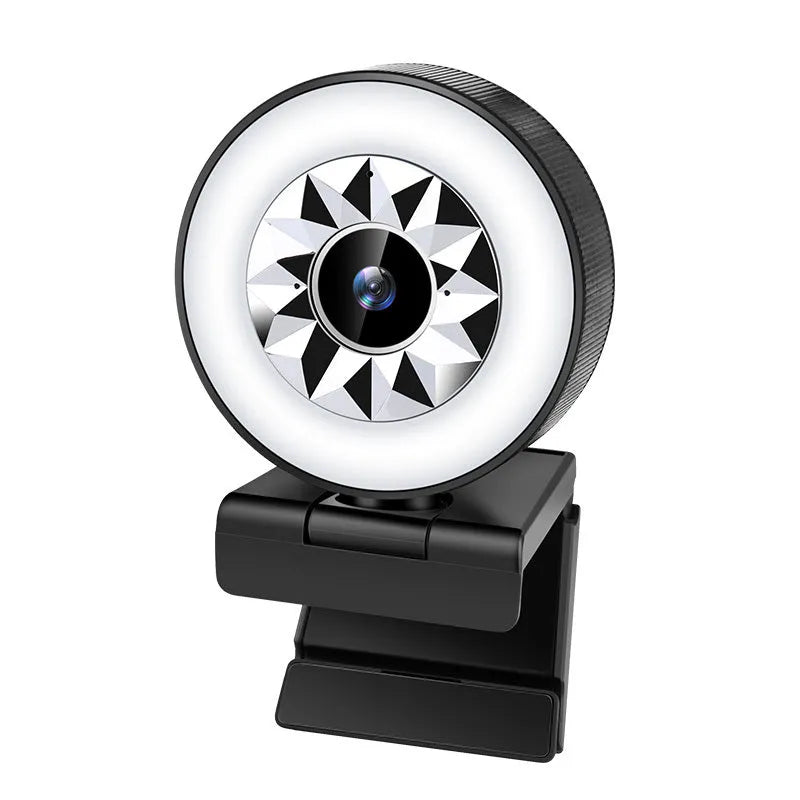 USB computer web camera 1080P with fill light and beauty mode for desktop