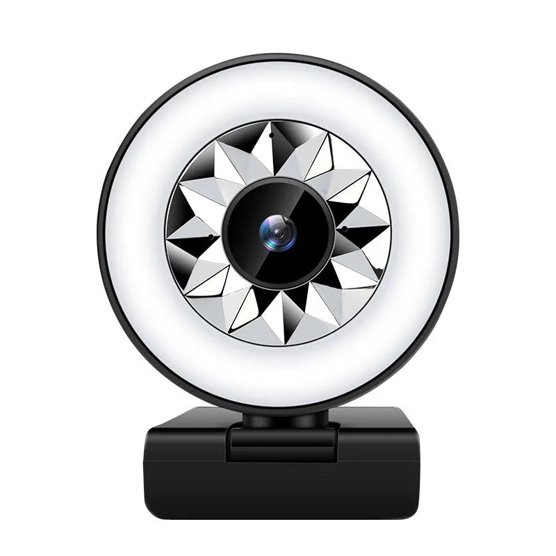 USB computer web camera 1080P with fill light and beauty mode for desktop