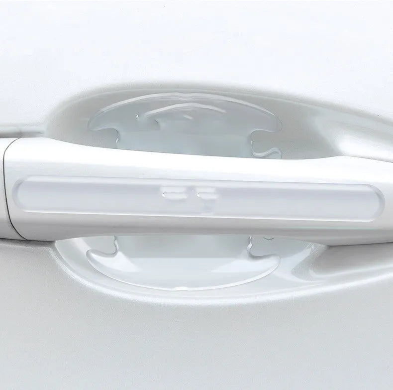 Transparent epoxy car door handle and bowl protective sticker set for Changan models
