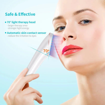 Xpreen Wireless Rechargeable Acne Treatment Device with Blue and Red Light Therapy