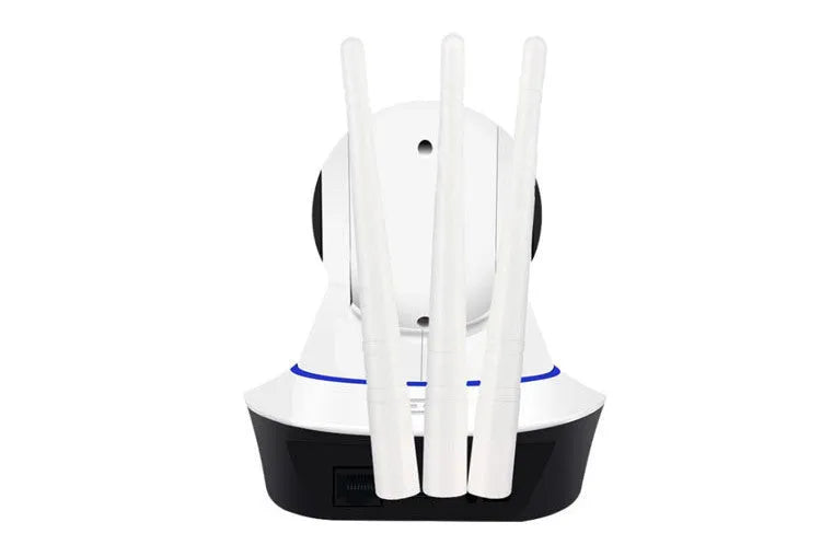 Wireless camera with intelligent rotary head shaker, three antennas, 360 degree rotation, HD night vision, 1080P resolution