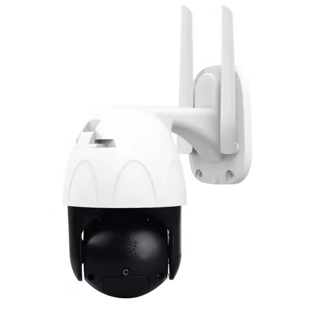 1080P wireless security camera with PTZ, dual-light smart system, ABS plastic housing, 50m infrared night vision