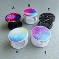 Folding mobile phone holder showing colour and style options including thermal transfer aluminium sheet version