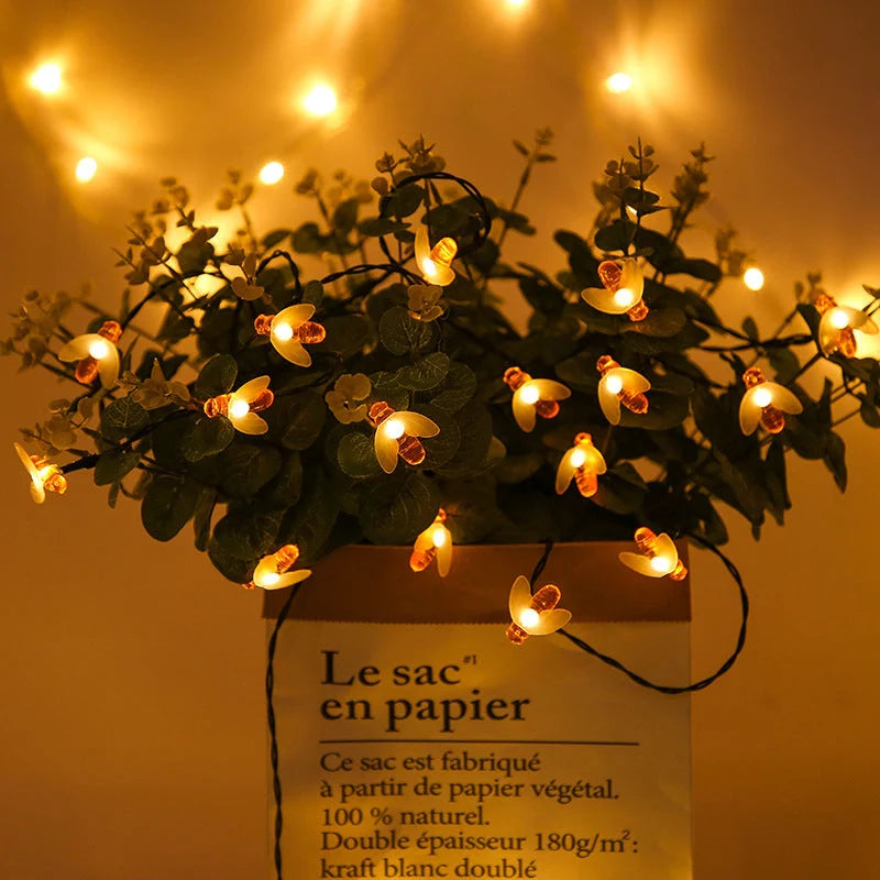 LED solar fairy lights for outdoor and indoor decoration, available in four lengths