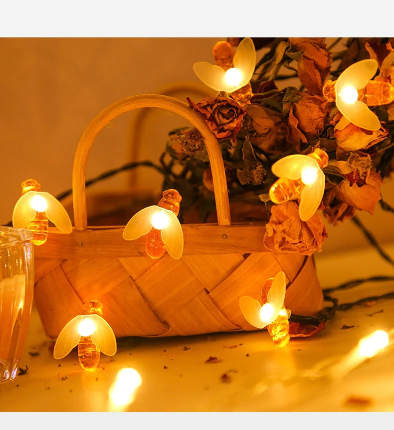LED solar fairy lights for outdoor and indoor decoration, available in four lengths