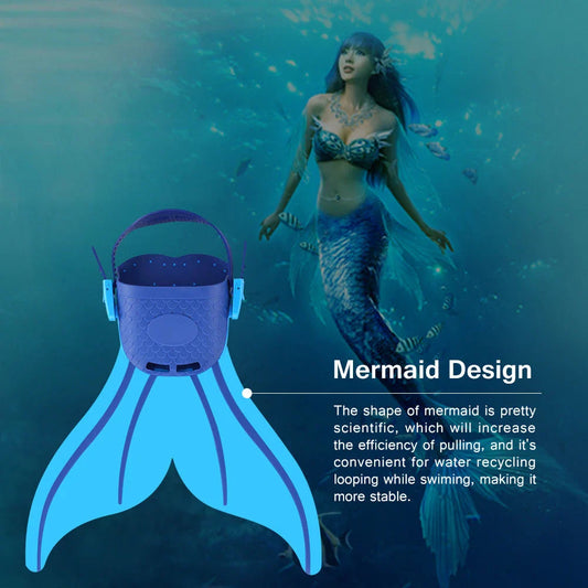 Adjustable swim fin foot flipper in blue, lake blue, and pink for enhanced swimming training